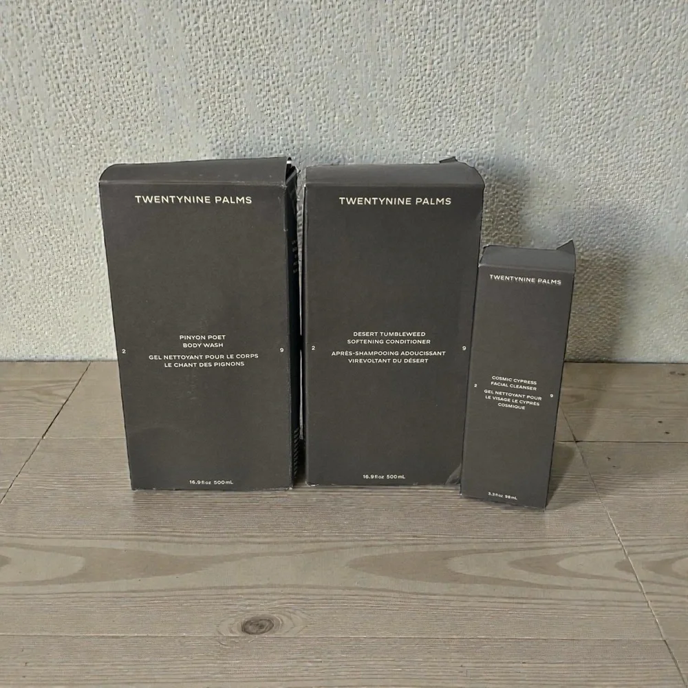 Twentynine Palms Desert Tumbleweed Conditioner Facial Cleanser Body Wash Set